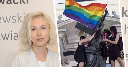 Manuela Gretkowska o tęczy na pomniku Chrystusa. "W Polsce wierzy się w figurę"