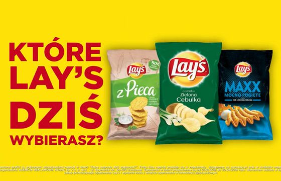 „Które Lay’s dziś wybierasz?” w loterii chipsów Lay’s (wideo)