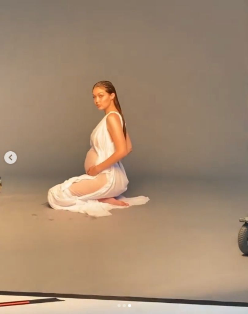 Gigi Hadid chwali się efektami ciążowej sesji zdjęciowej