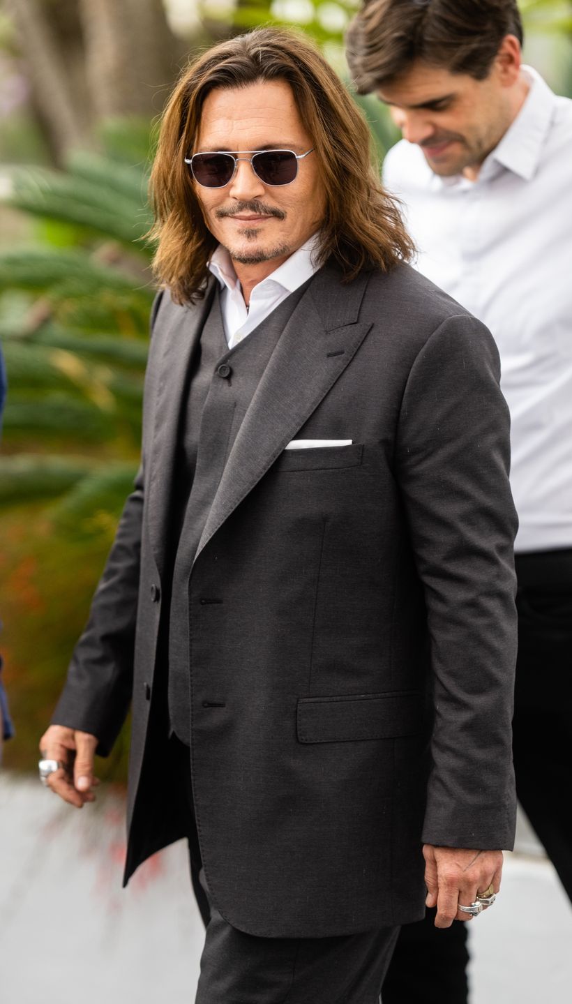 Johnny Depp promuje film w Cannes