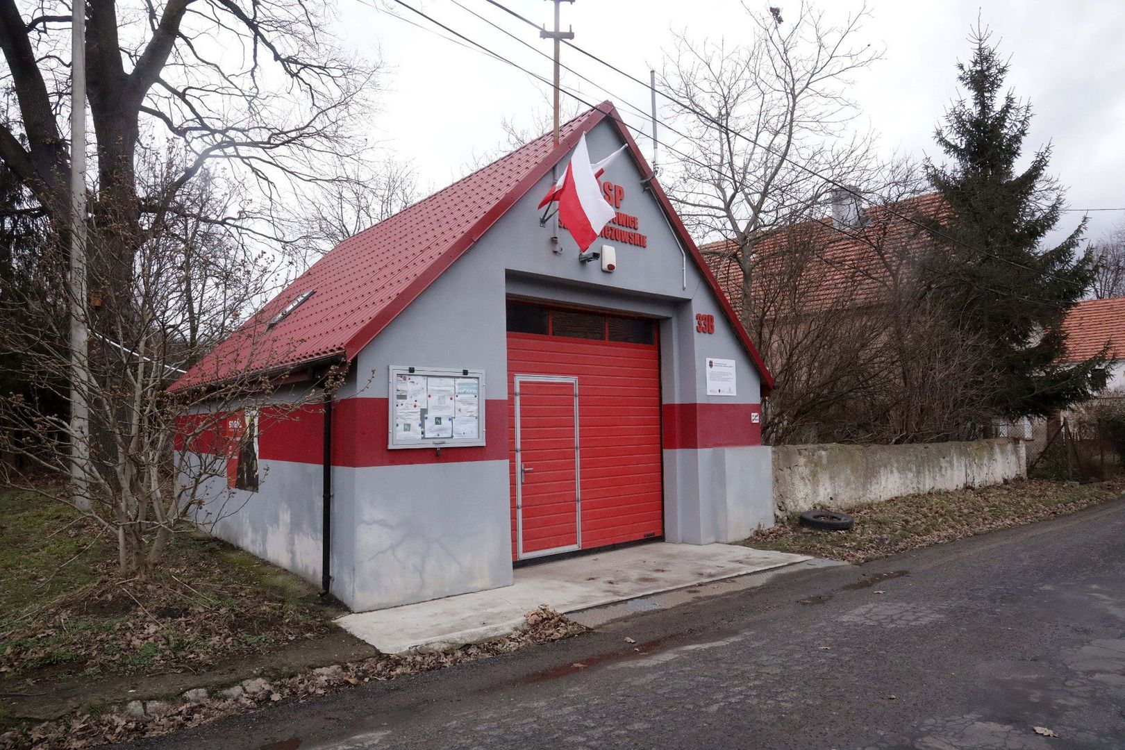 Garaż OSP w Warmątowic Sienkiewiczowskich 