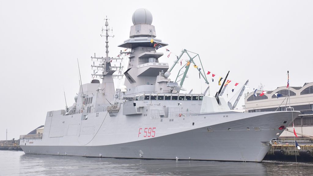 Italian frigate Luigi Rizzo bolsters NATO's air defence in Baltic operation