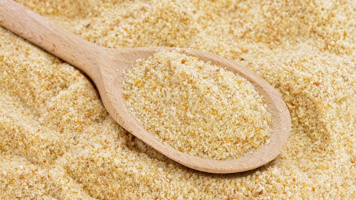 jedzenie, mielony, suszony, okruchy, drewniana