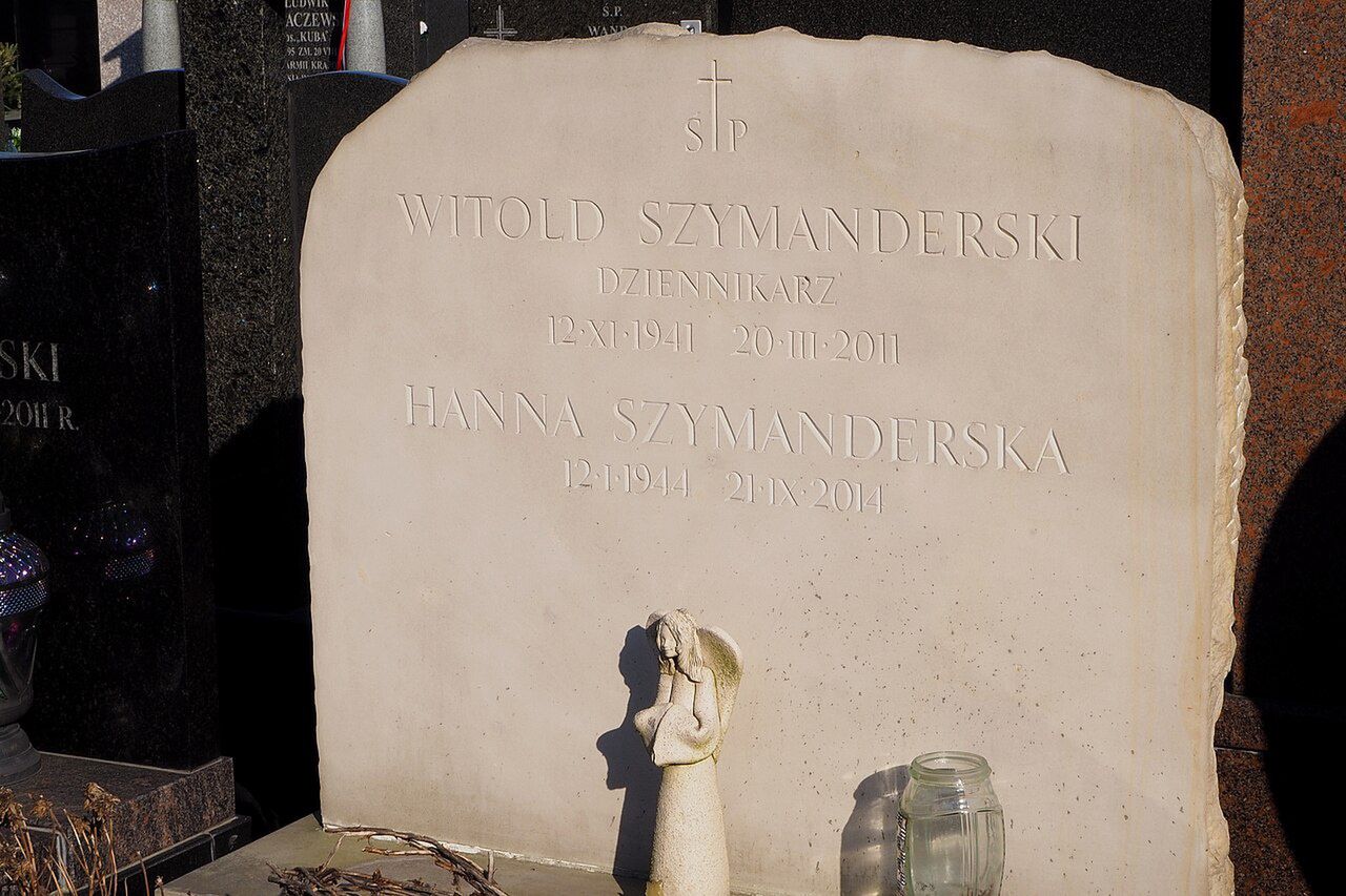 Grób Hanny i Witolda Szymanderskich