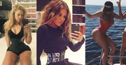 Khloe Kardashian chwali się BARDZO WĄSKĄ TALIĄ... (FOTO)
