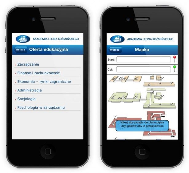 Akademia Leona Koźmińskiego na iOS-ie i Androidzie