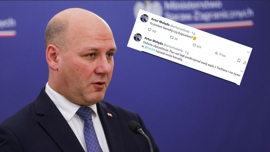 Poseł Szynkowski vel Sęk odpowiedział reporterowi TVN24