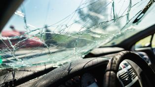 Wypadek czterech samochodów na autostradzie A1 w powiecie lublinieckim. Mogą występować utrudnienia w ruchu