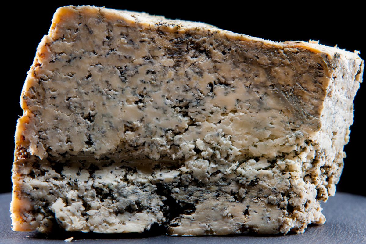 Cabrales cheese matures in caves