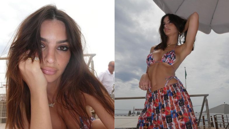 Emily Ratajkowski praży się na słońcu w Monako