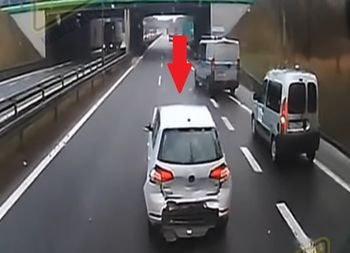 Ponad milion wyświetleń. "Przestraszył się policji"