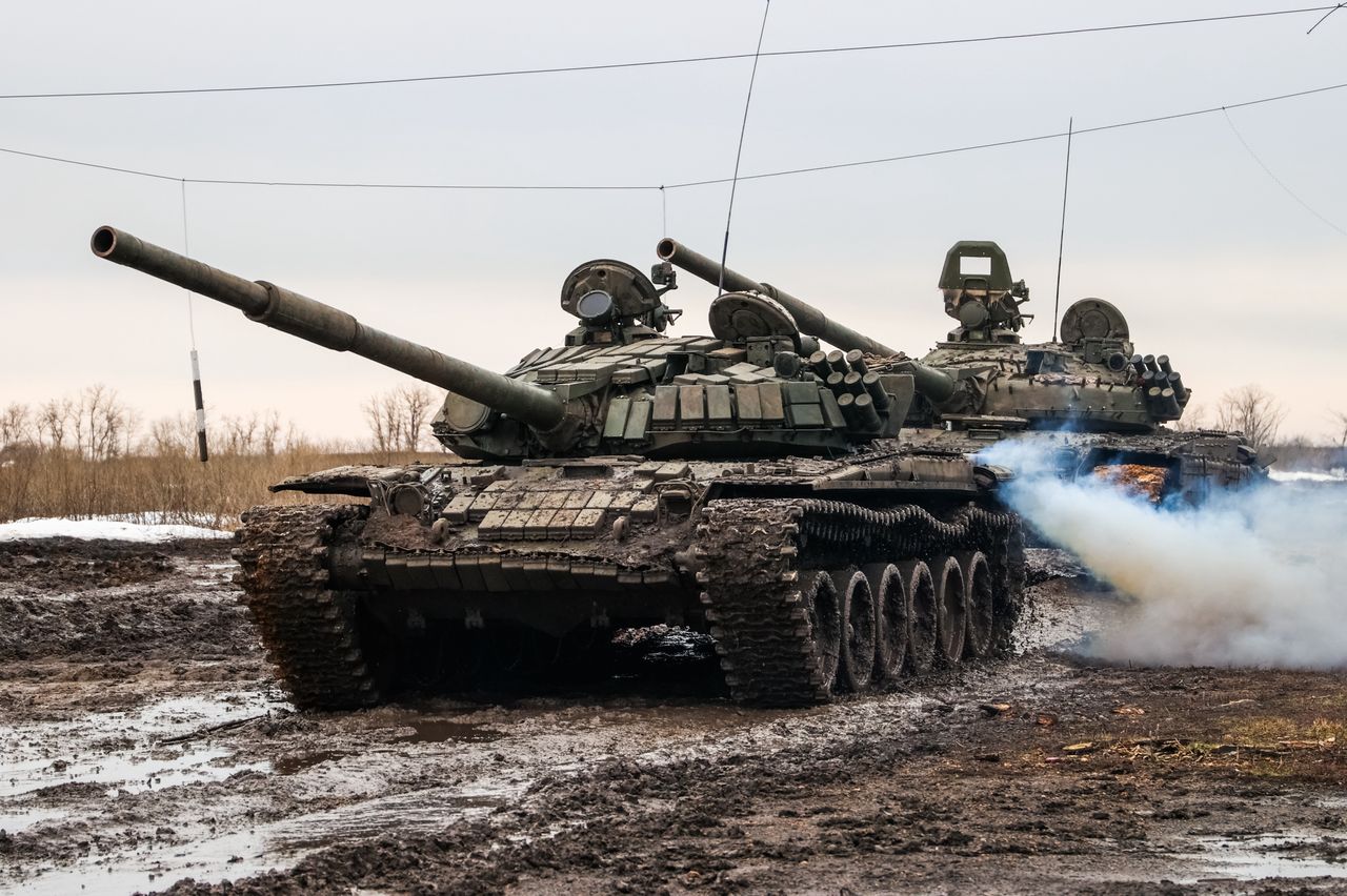Rosyjskie czołgi w obwodzie rostowskim