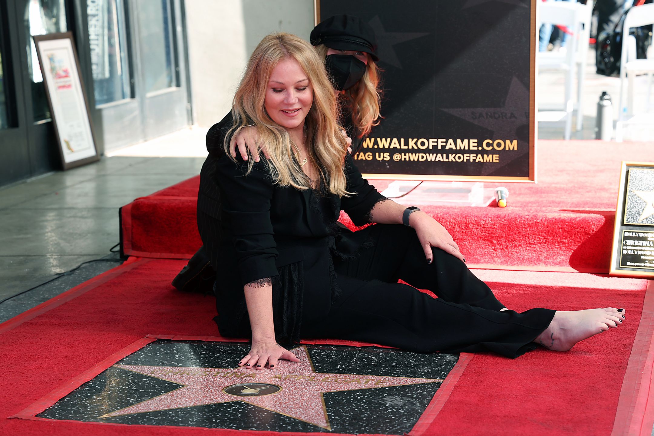 Christina Applegate odsłania swoją gwiazdę w Alei Sław