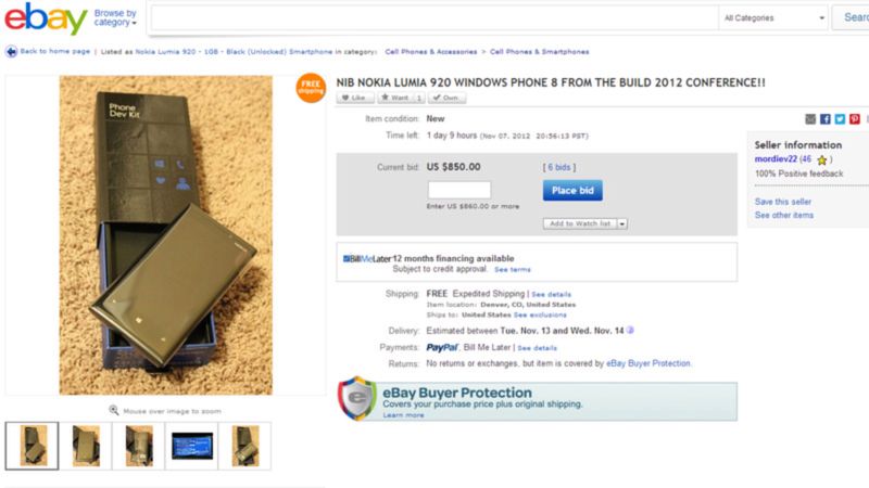 Lumia 920 | fot. ebay