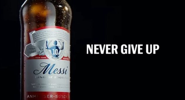Lionel Messi został ambasadorem Budweisera (wideo)