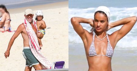 59-letni Vincent Cassel wypoczywa na plaży w Rio z młodszą o TRZY DEKADY partnerką i dziećmi. Fajna rodzinka? (FOTO)