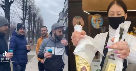 Mimo wojny, humor nie opuszcza Ukraińców. To wideo nagrano 15 km od granicy