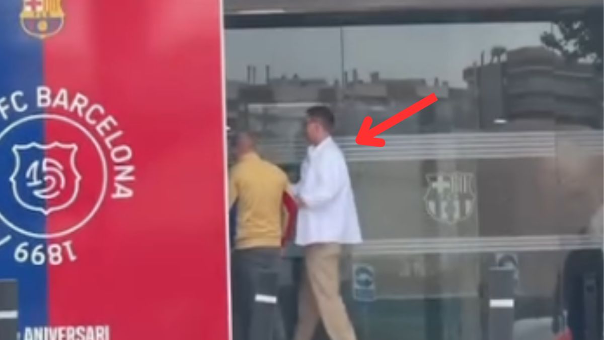 Wojciech Szczęsny przyłapany pod budynkiem klubu FC Barcelona