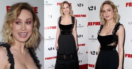 Głęboki dekolt Brie Larson na czerwonym dywanie