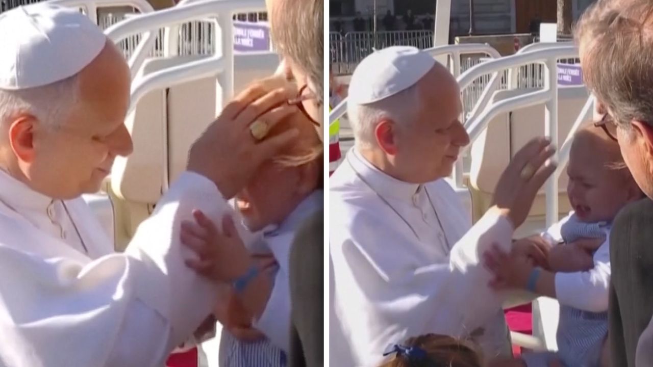 Papież podszedł do dziecka. Takiej reakcji się nie spodziewał