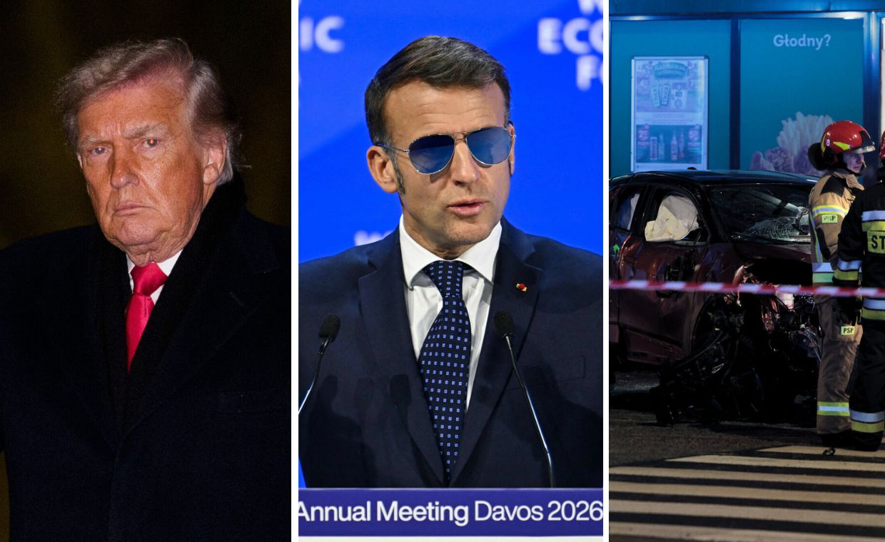 wiadomości,aktualności,WP Wiadomości Zarzuty dla obu kierowców, Macron krytykuje Trumpa [SKRÓT DNIA]