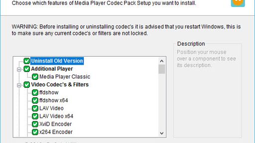 Media Player Codec Pack