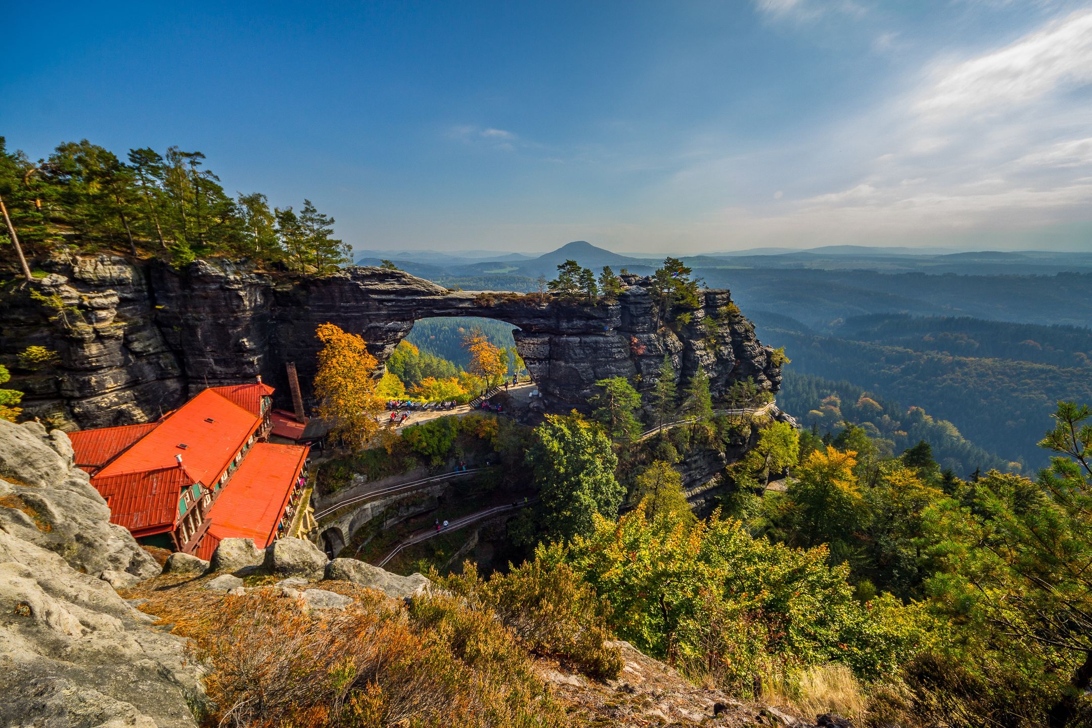 Pravcicka Brama to symbol Czeskiej Szwajcarii