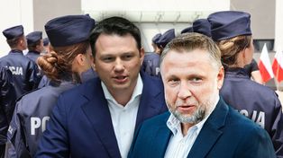 Mentzen prześmiewczo o policjantkach. Ostra reakcja ministra