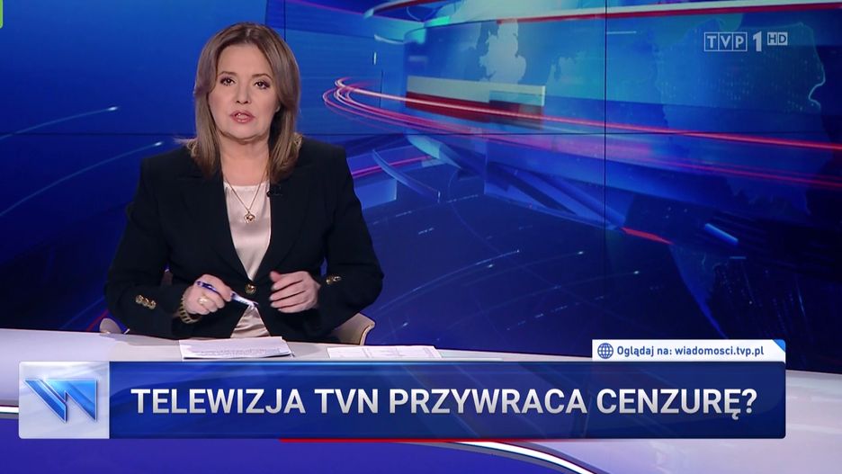 "Wiadomości" znów krytykują stację TVN
