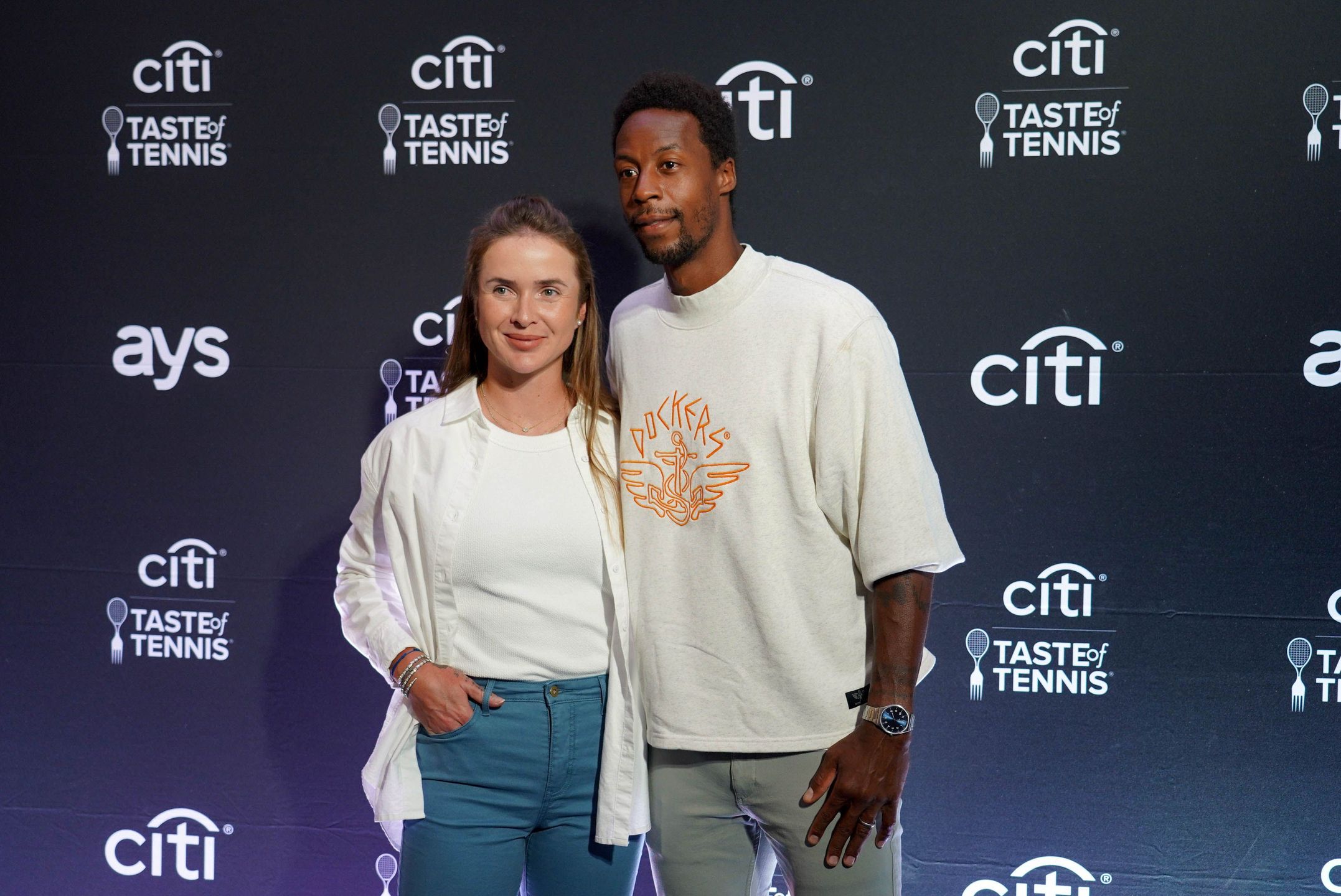 Elina Svitolina i Gael Monfils