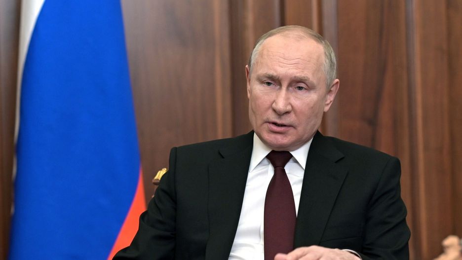 Putin uzna? niepodleg?o?? dw�ch separastycznych republik Ukrainy8122837 21.02.2022 Russian President Vladimir Putin addresses the Russian people, in Moscow, Russia. Aleksey Nikolskyi / SputnikAleksey Nikolskyi