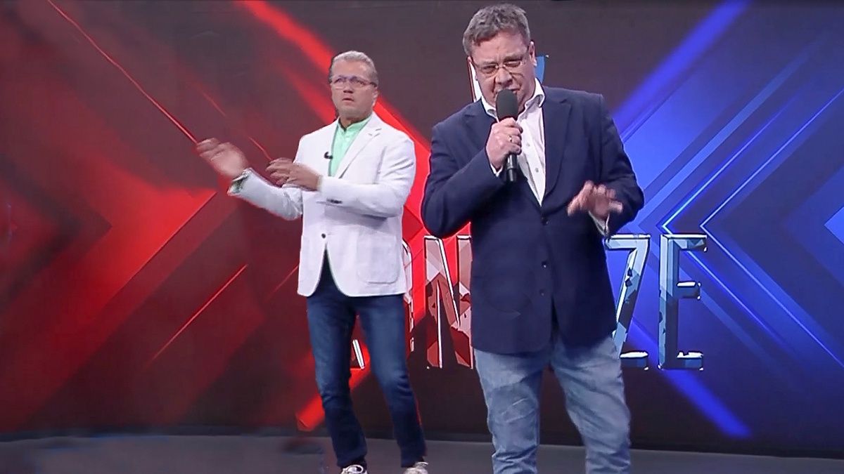 Jarosław Jakimowicz i Michał Wójcik w artystycznym występie