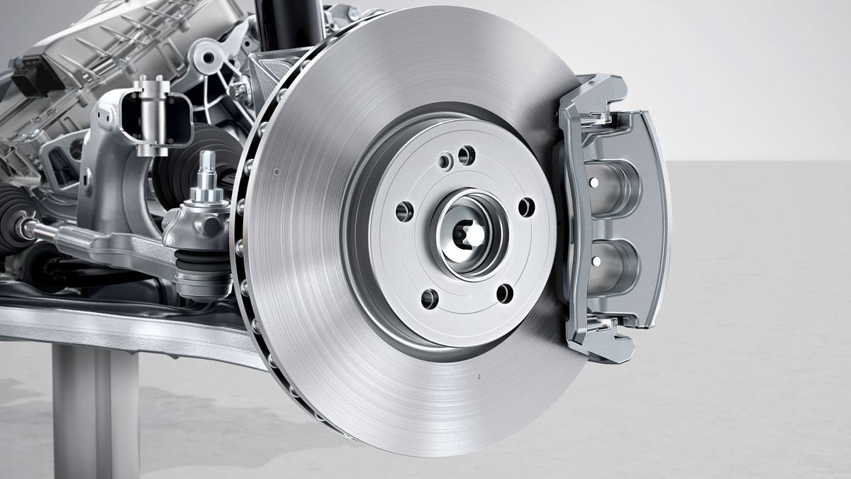 Zacisk hamulcowy w mercedesie