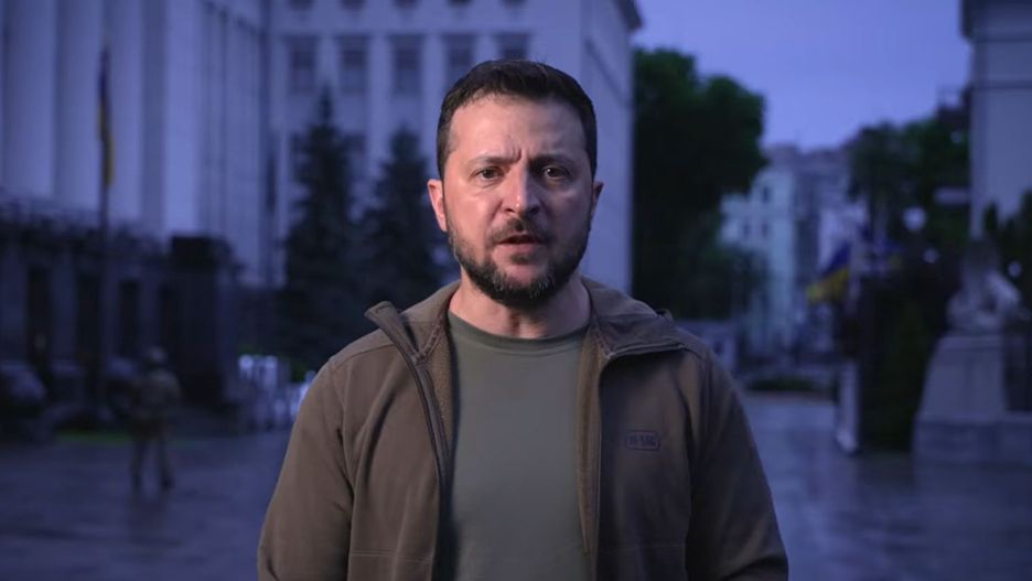 Prezydent Ukrainy w poniedziałkowym nagraniu mówił o Polsce