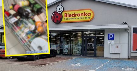 Wyniósł z Biedronki koszyk zakupów za 2 tys. zł. Grozi mu 5 lat