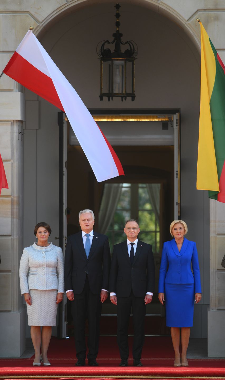 Spotkanie litewskiej pary prezydenckiej z Dudami