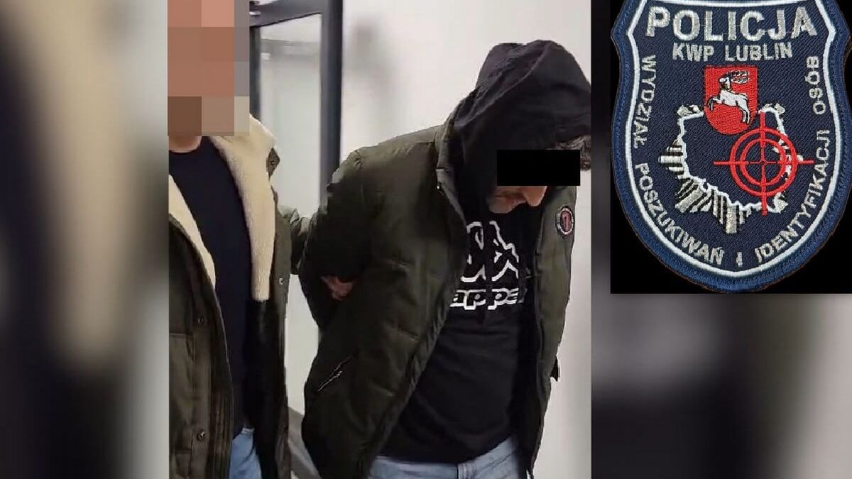 Zatrzymanie pedofila przez policję