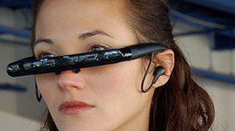 Przenośny ekran/okulary dla iPoda 1