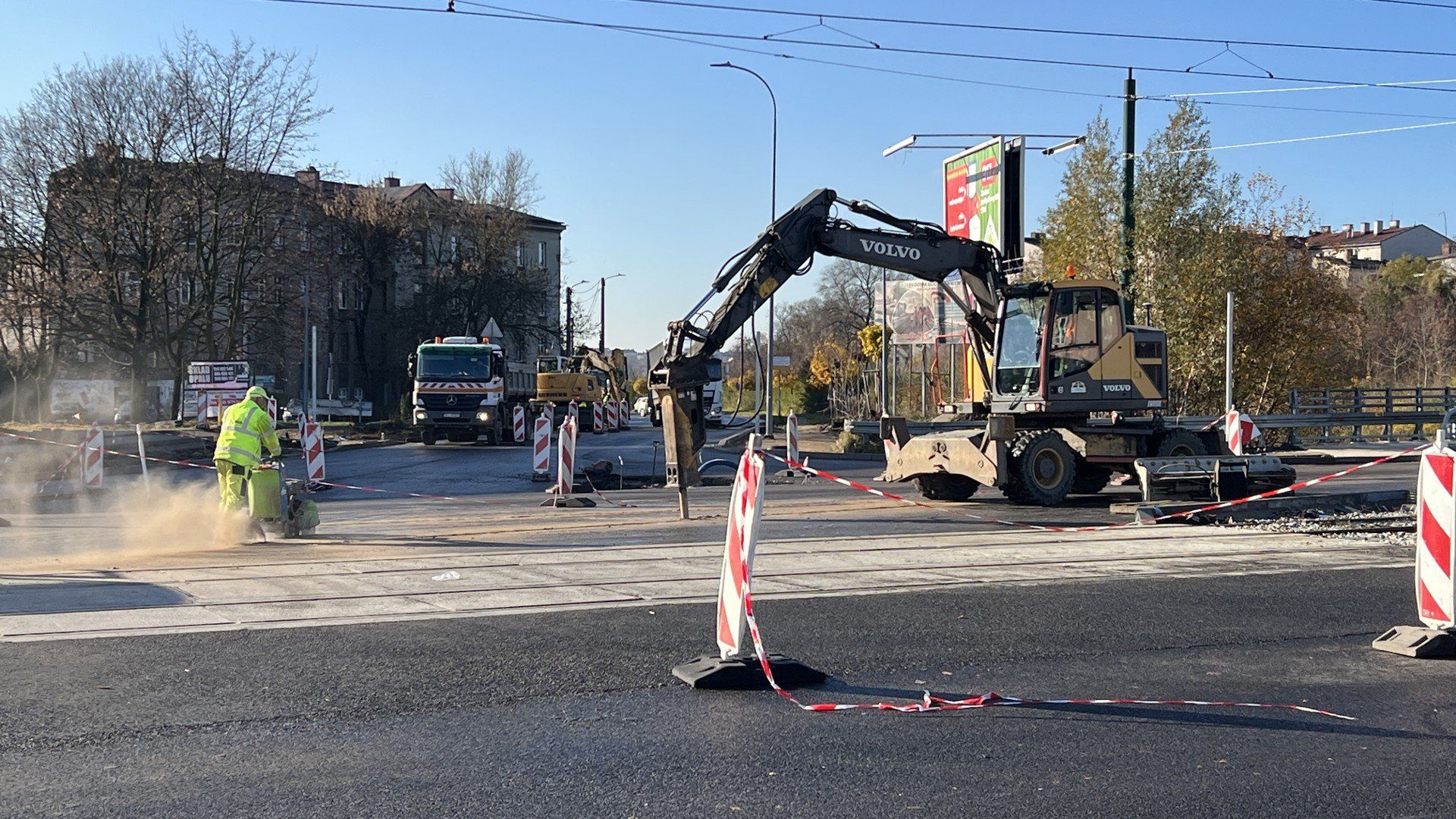 Remont i przebudowa DW910 w Będzinie