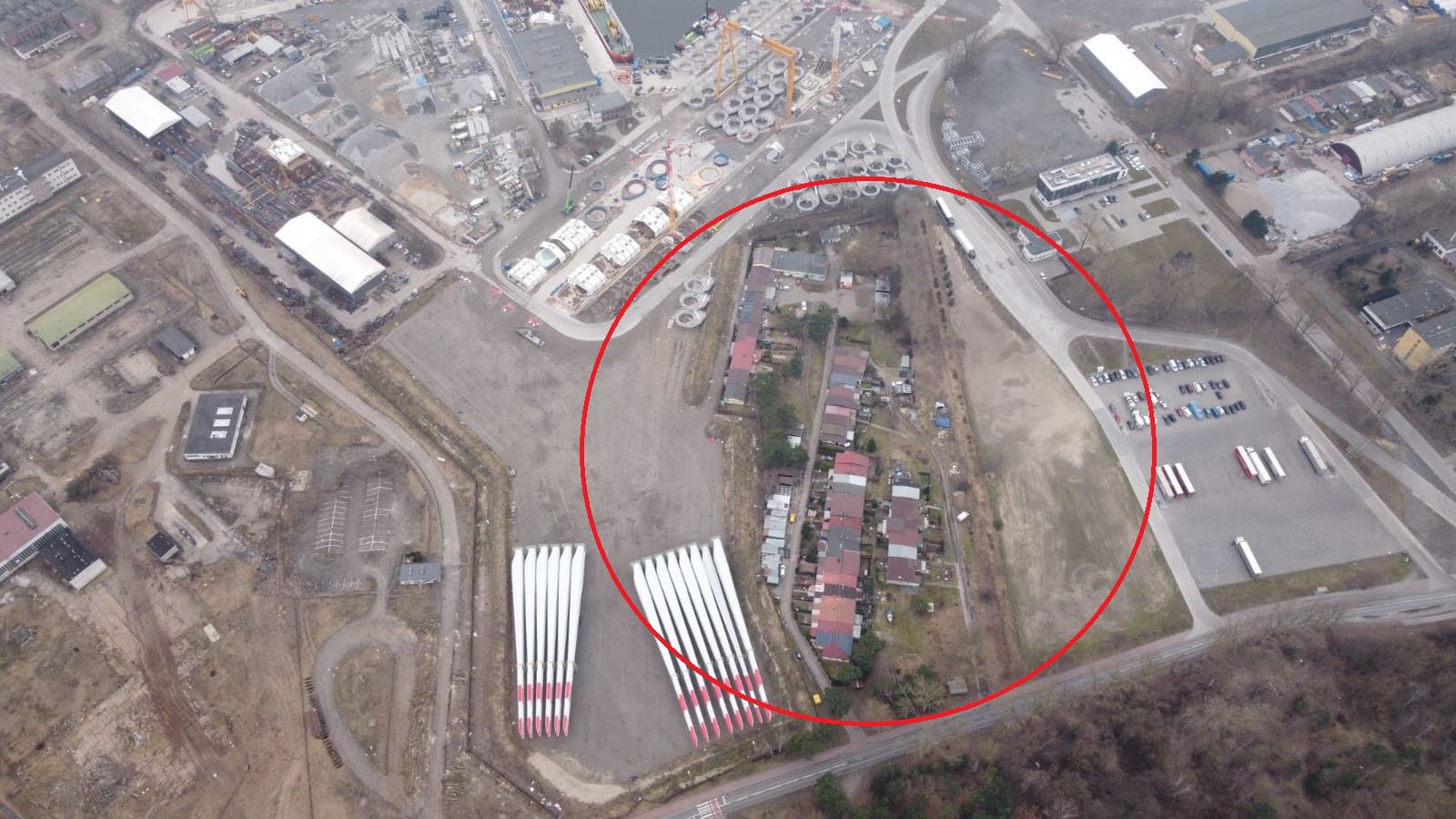 Mieszkańcy dwóch ulic znaleźli się w środku terenów przemysłowych