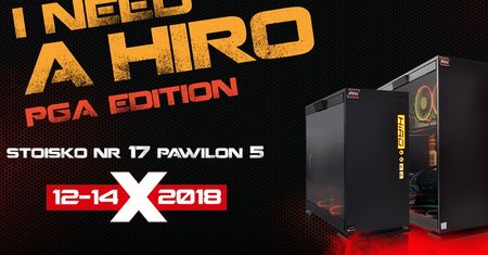 Polskie pecety, laptopy i peryferia dla graczy - HIRO na PGA 2018