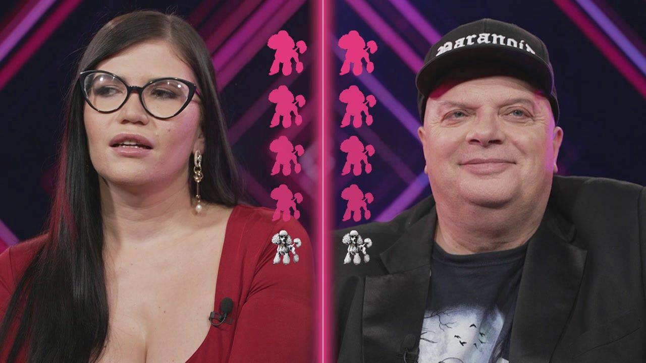 Krzysztof Skiba i jego żona Karolina w "Parometrze" 
