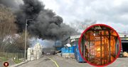 Poważny pożar sortowni w Chojnicy: Trwa walka z ogniem na składowisku odpadów