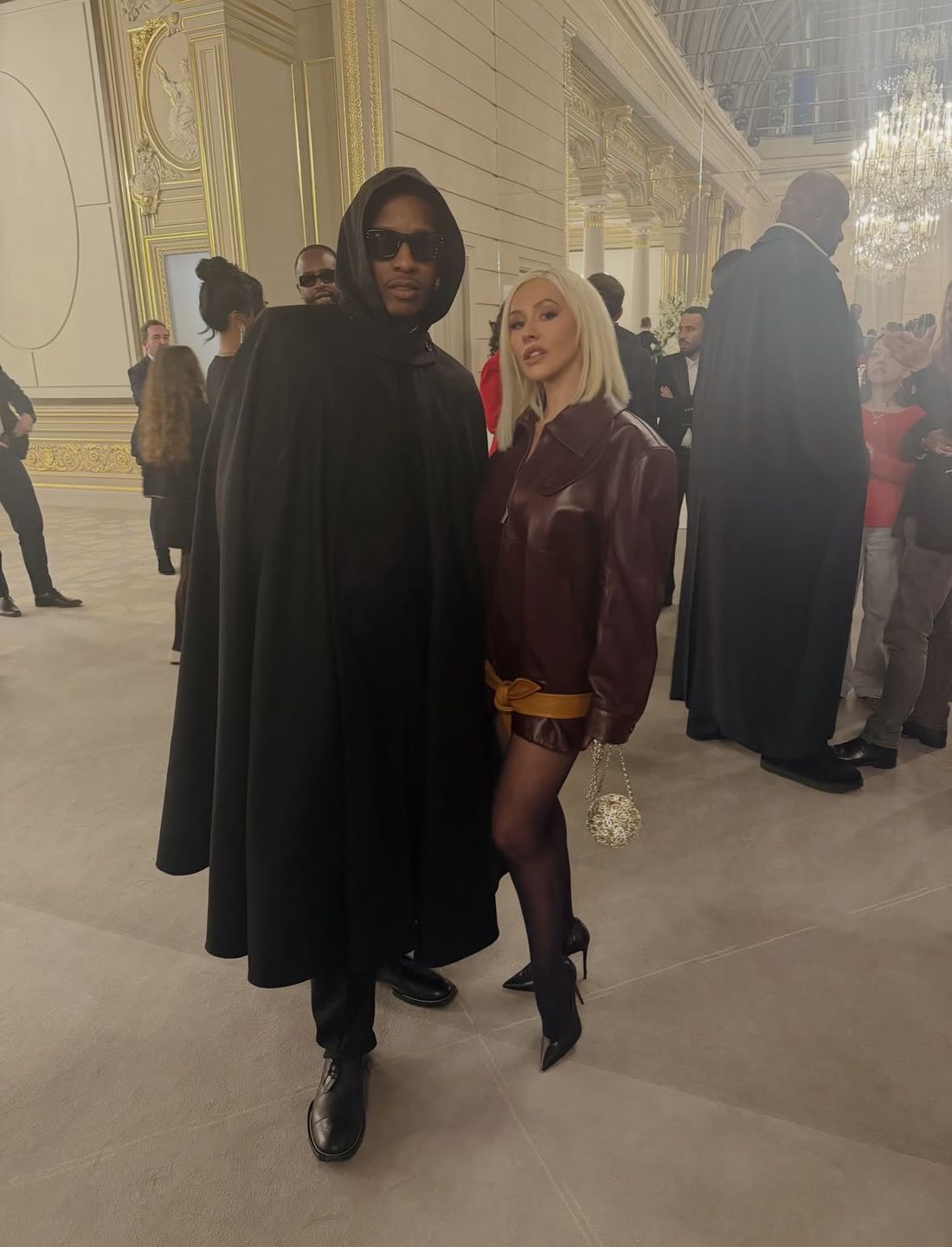 Christina Aguilera na Paris Fashion Week
