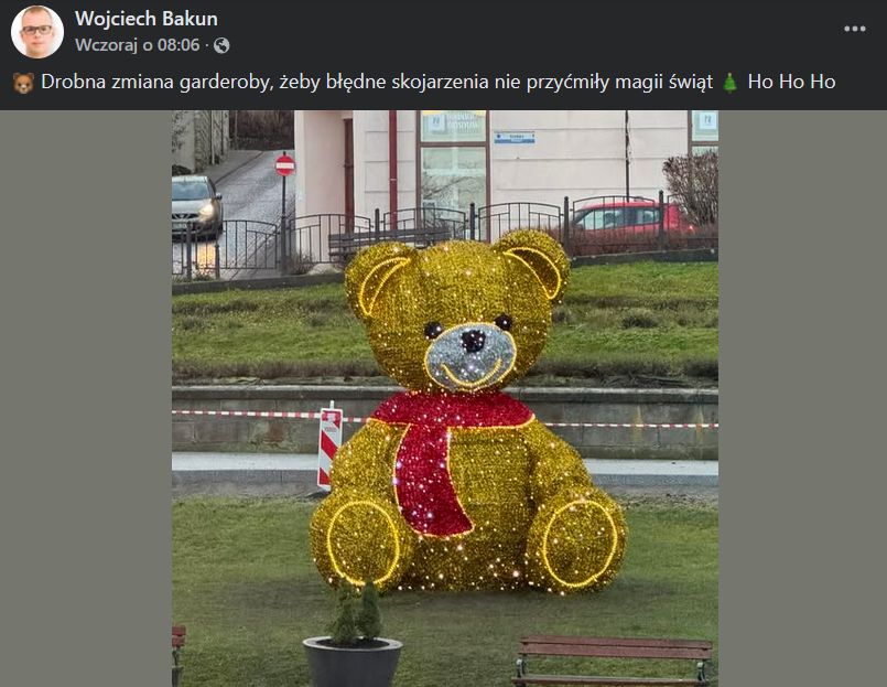 Prezydent przemyśla informujący o zmianie stylistyki świątecznej