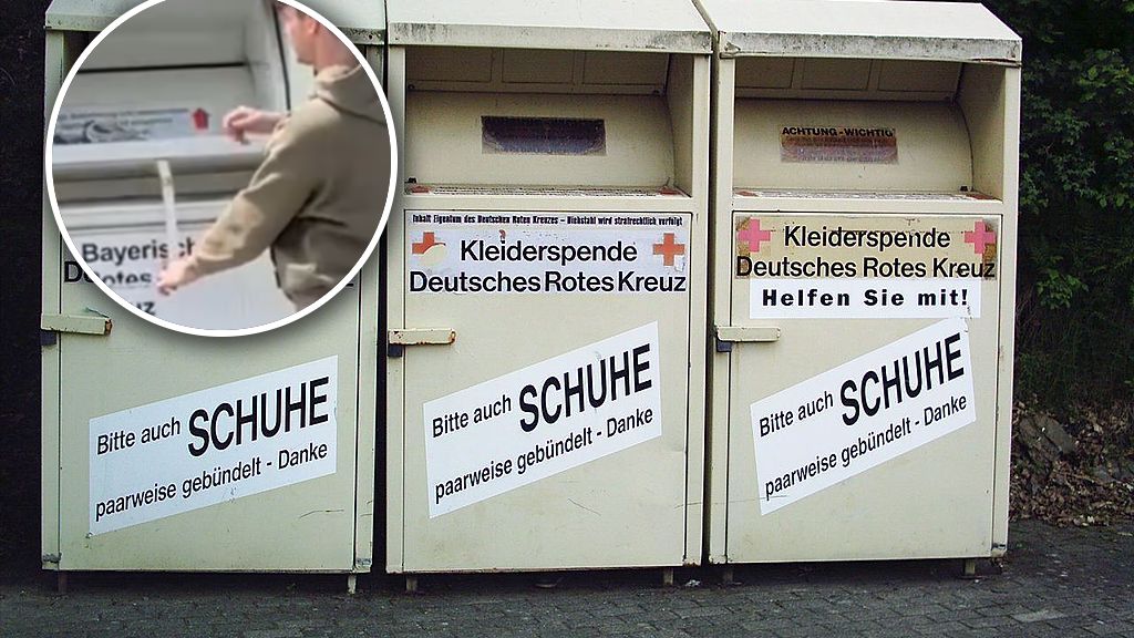 TikToker wrzucił buty do kontenera. Tego się nie spodziewał