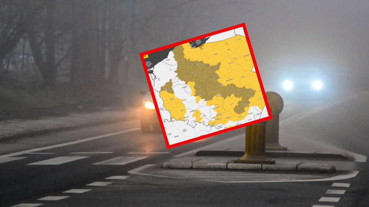 Ostrzeżenia przed mgłami dla wielu województw