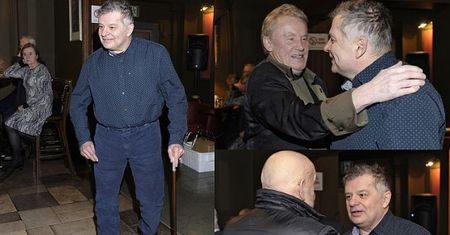 Krzysztof Globisz na premierze w teatrze, pierwszy raz po wylewie (FOTO)