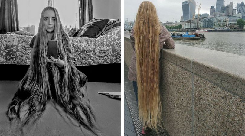 (PA Real Life/dailymail.co.uk) Tak długie włosy wymagają specjalnej pielęgnacji. Małgosia kilka razy w tygodniu wciera w nie olej kokosowy