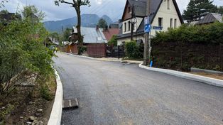 Zakopane: Kasprusie mają nowy asfalt